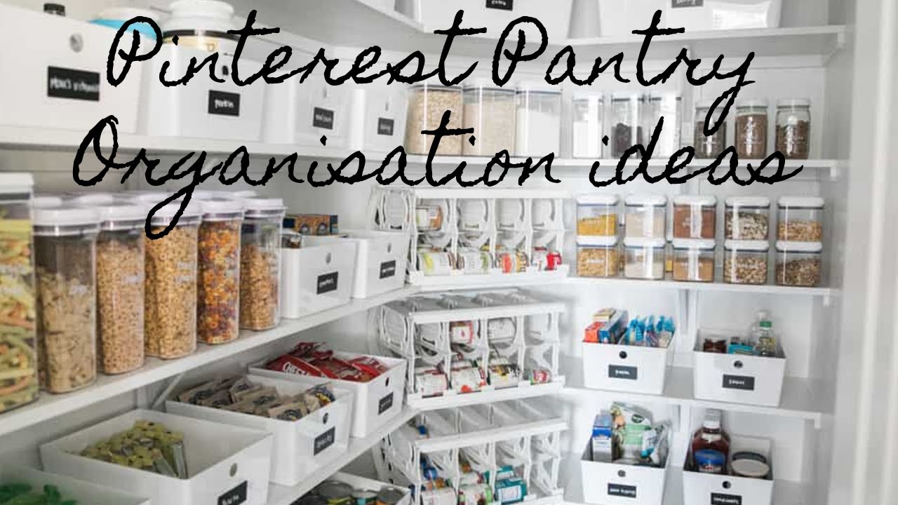 Pantry organisation ideas I Pinterest pantry ideas I Pantry