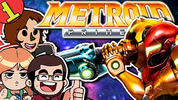 Backseat Scanning | Lets Play Metroid Prime Part 1 Blind Gamecube Gameplay Walkthtrough Playthrough
