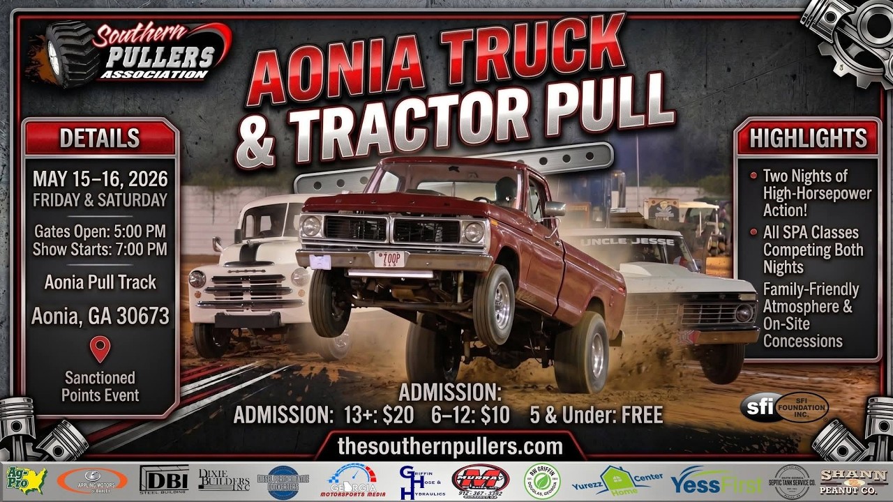 Aonia Truck & Tractor Pull 2026 — Friday Night