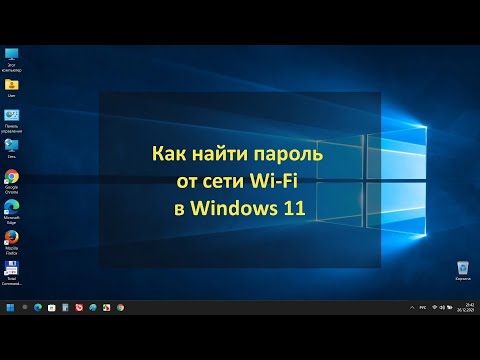 Как найти пароль от сети Wi-Fi в Windows 11