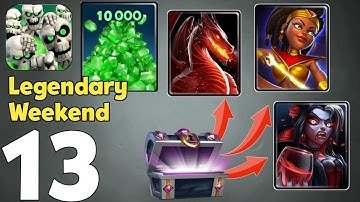 Spend 10000 Gems for Legendary Weekend | Castle Crush