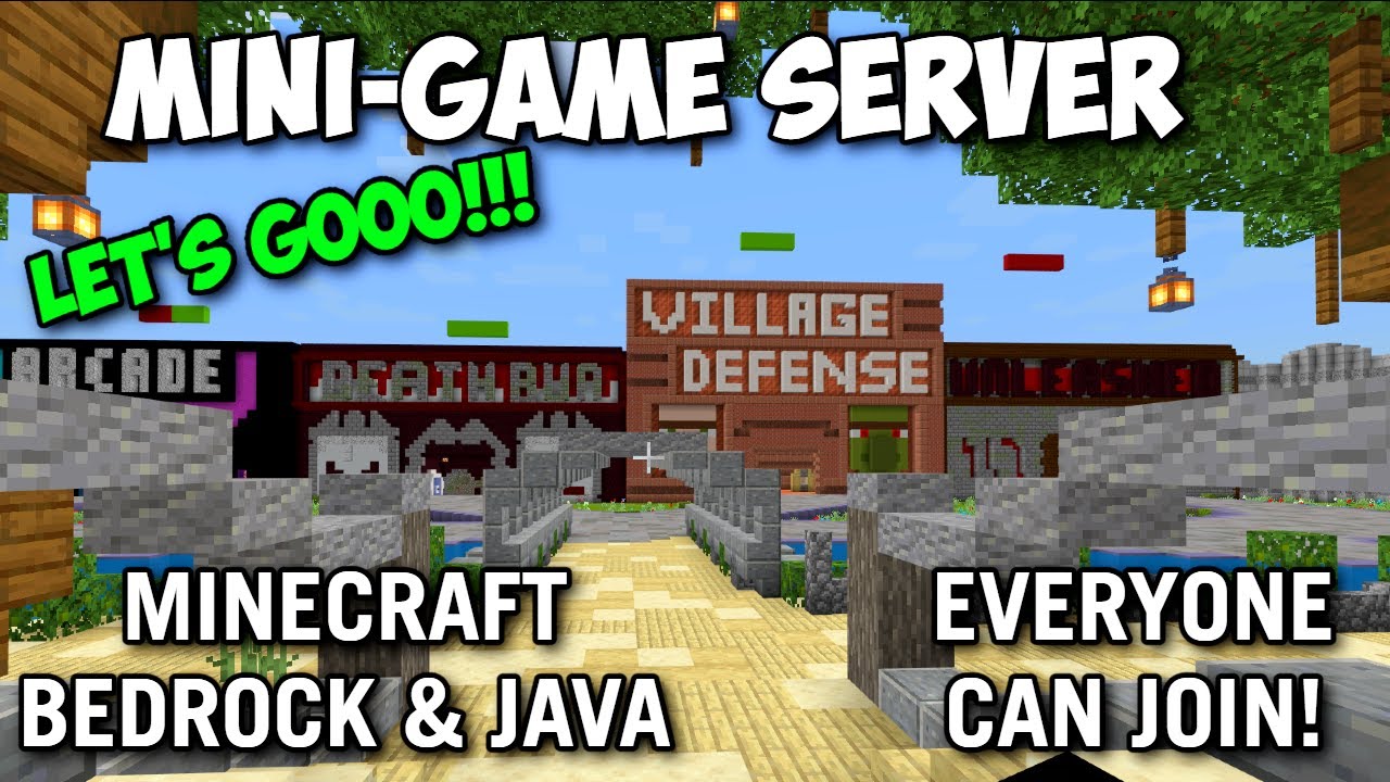 Mini-Game Server Night - Everyone Can Join! - Bedrock & Java Editions ...