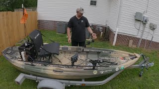 VLOG 32 Low profile Anchor Wizard and Kayak walk through.