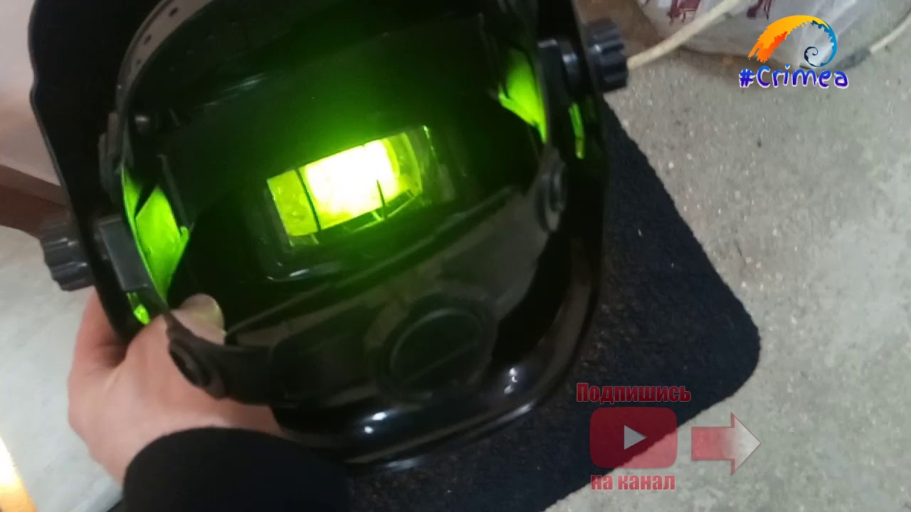 Сварочная маска-хамелеон с aliexpress