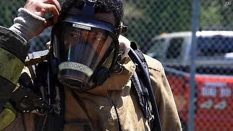 Firefighter recruits feel the heat of 'burn week'