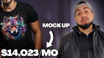 Boost Your Etsy Sales with Professional Tshirt Mockups made with Midjourney Ai and Canva in 10mins!