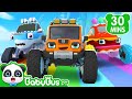 A Grande Transformação de Luka | Super Carros de BabyBus por 30 Minutos | Músicas Infantis | BabyBus