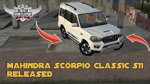 Mahindra Scorpio Classic S11 Mod For Bus Simulator Indonesia | Released | BUSSID