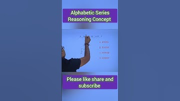 Alphabetic Series reasoning Concept #sscgd #maths #sscresoning #numberanalogy #mathstricks #ssc