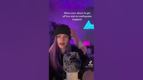 Earthquake happens during my ASMR livestream