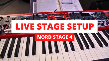 Nord Stage 4 on Stage - Live Setup Tour