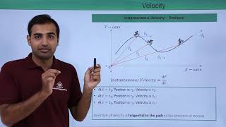 Class 11th – Motion in 1-D Fundamentals - Velocity and Speed | Motion in a Plane | Tutorials Point
