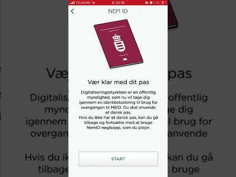 Mit Id - Nem id - trick til login uden registrering. 2022 Februar