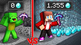 JJ vs Mikey: SECRET PICKAXE MINE BATTLE in Minecraft... screenshot 2