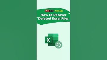 How to Recover Deleted Excel Files on Windows 10/11 #datarecovery #recoverdeletedfiles #excel