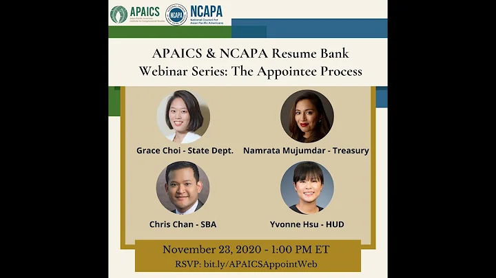 APAICS & NCAPA Webinar: The Appointee Process