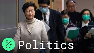 Hong Kong Leader Carrie Lam Continues to Defend National Security Laws