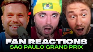 Fans Live Reactions to the 2023 Sao Paulo Grand Prix
