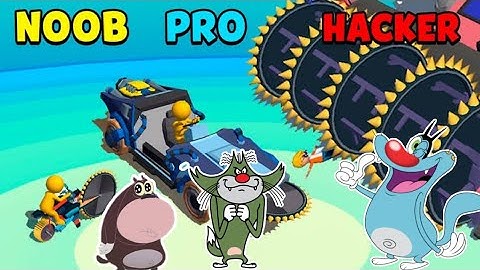 Oggy | NOOB  vs PRO vs HACKER saw race Android ios Ogy and Jack |
