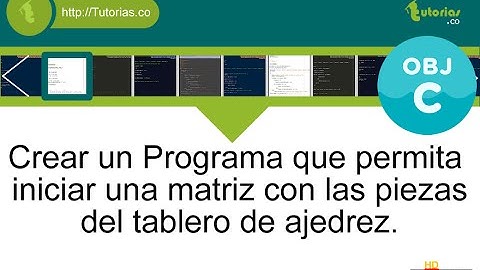 POO + arrays + Objective C (matriz tablero de ajedrez)