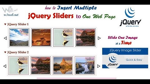 Create Multiple Automatic Image Slider on One Page in JQuery, JavaScript || Custom JavaScript Slider