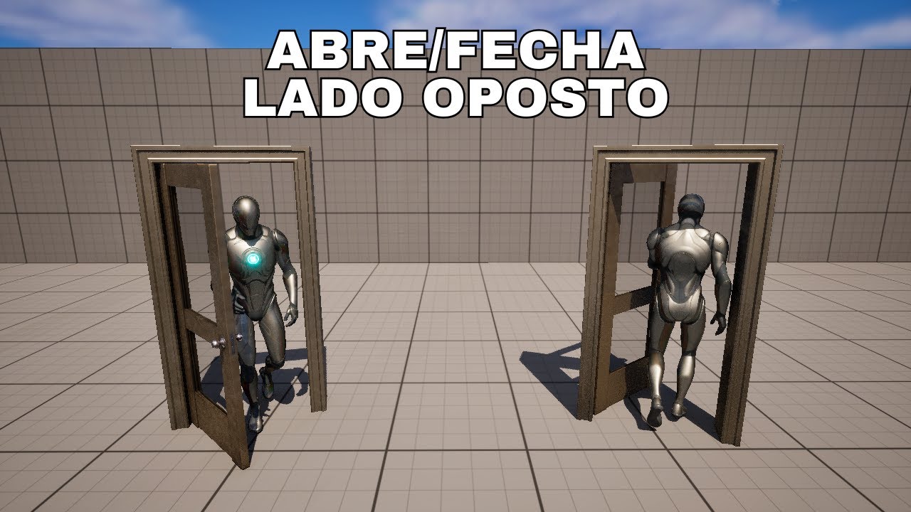 COMO FAZER uma PORTA que ABRE do LADO OPOSTO do Player na Unreal Engine 5