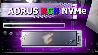 Gigabyte Aorus NVMe SSD Unboxing, Install, and Review