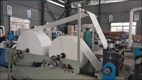 2 lines facial tissue and hand towel folding machine