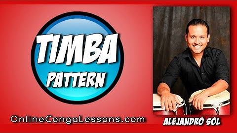 Online Conga Lessons By Alejandro Sol -  Timba Pattern - How to play the Congas