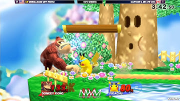 NWM IX SSB Wii U 1v1 WF - CR|Dekillsage(Fox/DK) Vs. Captain L(Pikachu)