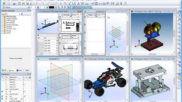 T-FLEX CAD: Windows and Tabs