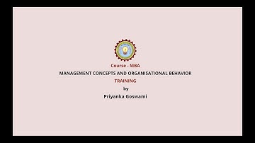 Management Concepts & Organisational Behavior | Training | AKTU Digital Education