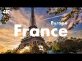 France in 4k   picturesque film with soothing music ultra