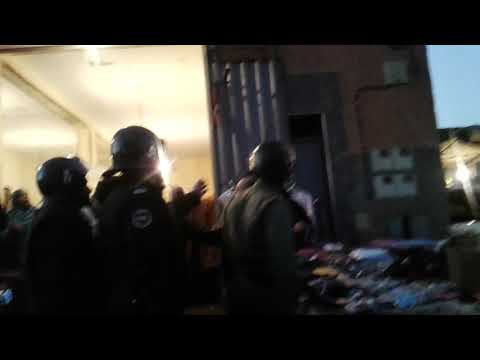 صرخة شاب ضربه الشرطي بحي العودة العيون