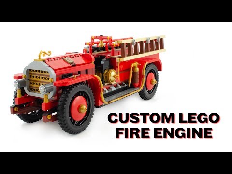 LEGO Antique Fire Engine | BrickLink AFOL Designer Program