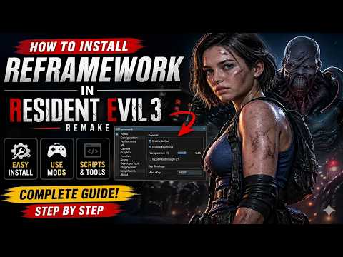 🎮 How To Install REFramework in Resident Evil 3 Remake Easy guide (2026) Complete  mod setup guide
