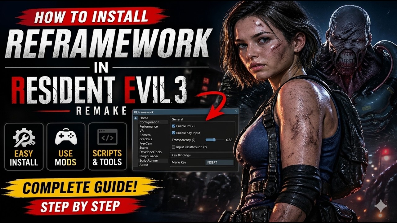 🎮 How To Install REFramework in Resident Evil 3 Remake Easy guide (2026 ...