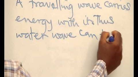 EQUATION OF A PROGRESSIVE OR TRAVELLING WAVE PART 1