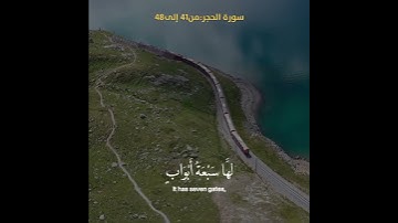 تلاوه هادئة بصوت القارئ هزاع البلوشي(قال هذا صراط علي مستقيم....)[حالات واتس اب] بدون حقوق نشر جودHD