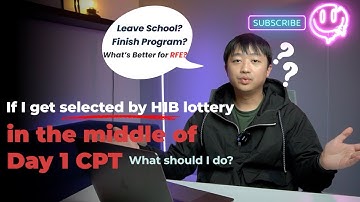 What to Do if Selected by H1B during Day 1 CPT?