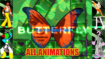 DDR 1stMIX: BUTTERFLY (All Animations)