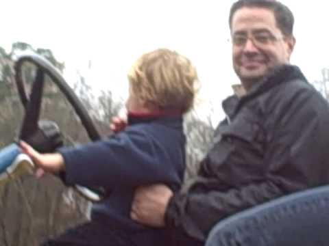 Isaac on the tractor 3