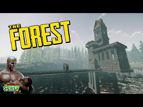 Видео: The Forest : Замок в кратере.Выживаем в The Forest. Обзор карты