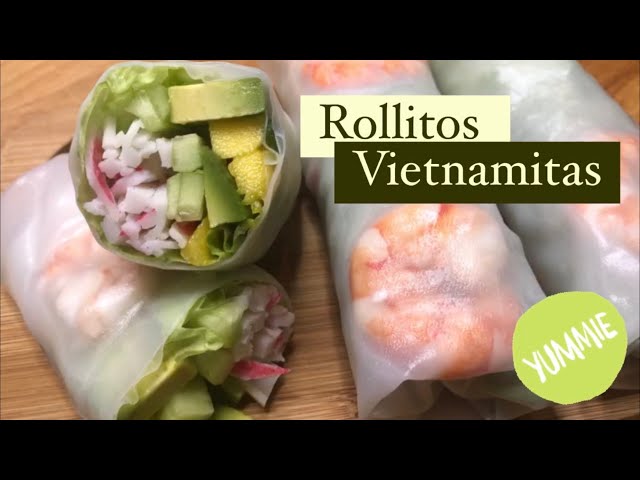 Rollitos vietnamitas con papel de arroz - RECETA - MISS BLASCO ®