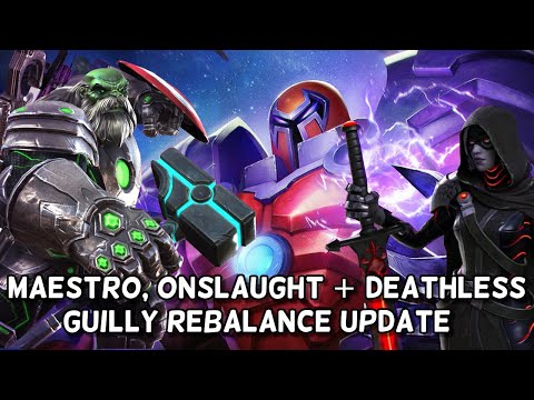 Onslaught , Maestro and Deathless Guillotine Rebalance Update 