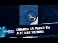 Menina de 4 anos é encontrada à deriva em alto mar na Grécia | Primeiro Impacto (26/08/20)