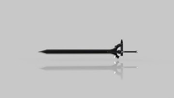 Kirito Sword 1 (Sword Art Online) 3D Model