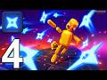 Shuriken Cut - Gameplay Walkthrough Part 4 - Ragdoll Shuriken Blade Battle (iOS, Android)