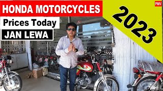 Honda Motorcycles Model 2023 Current Prices in Pakistan