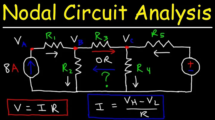 Node Voltage Method Circuit Analysis With Current Sources